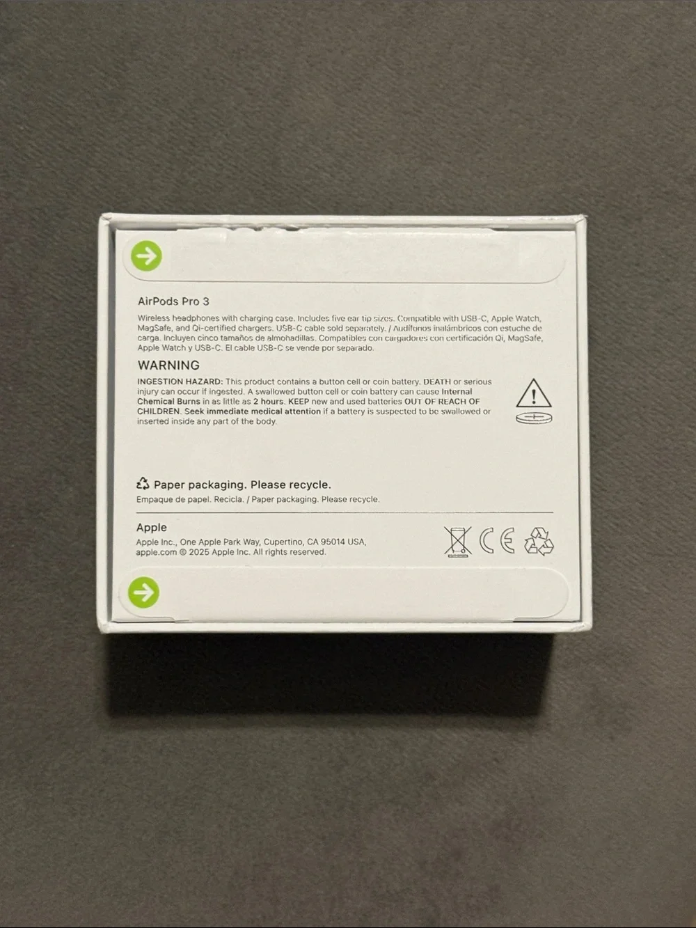 Apple AirPods Pro 3 Wireless Earbuds